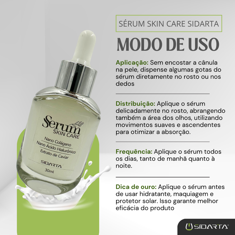 SERUM SKIN CARE 30ml ORIGINAL SIDARTA COSMÉTICOS