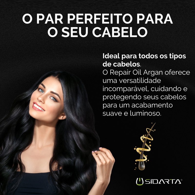 Óleo de argan 30ml original SIDARTA cosméticos