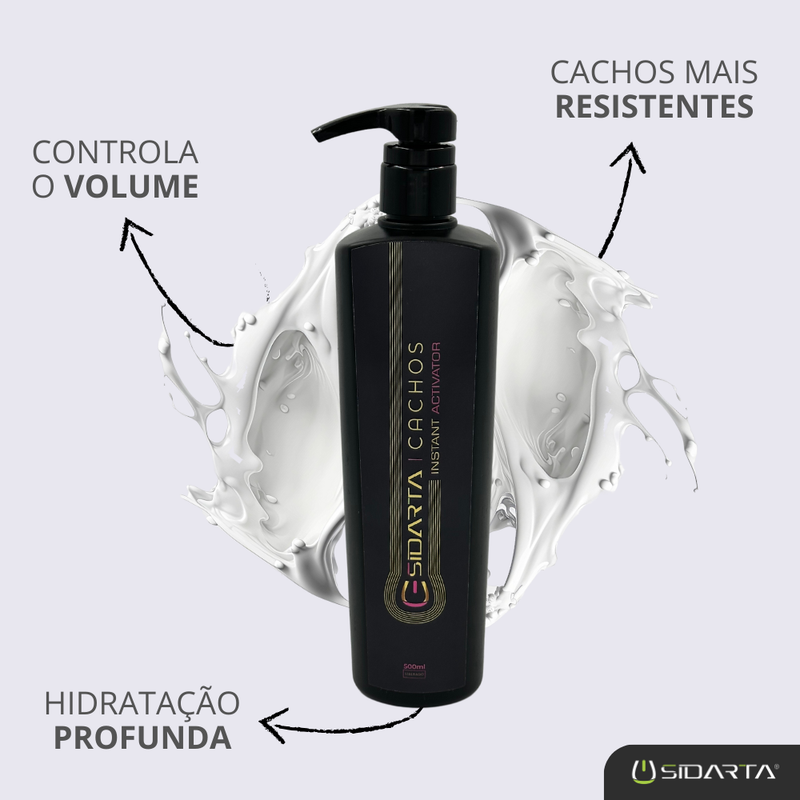 ATIVADOR DE CACHOS SIDARTA COSMÉTICOS 500ML