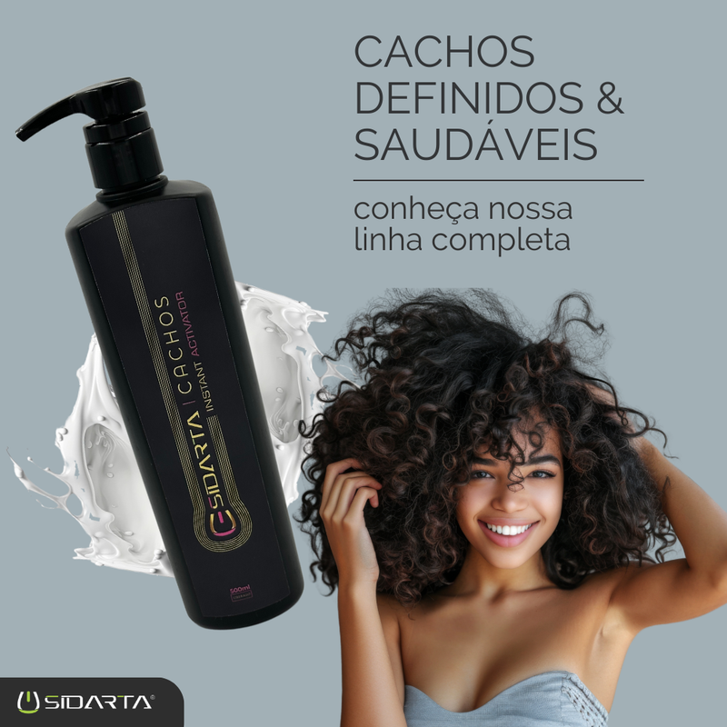 ATIVADOR DE CACHOS SIDARTA COSMÉTICOS 500ML