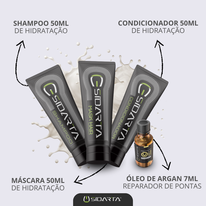 MINI KIT EXPERIÊNCIA SIDARTA COSMÉTICOS