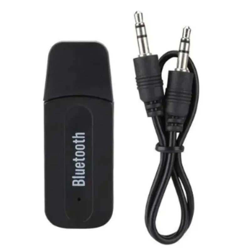 Receptor Bluetooth Usb P2 Áudio Músicas Som Carro