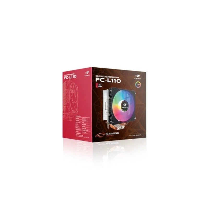 Cooler C3tech para Processador Intel/AMD FC-L110M Multicores TDP 165W