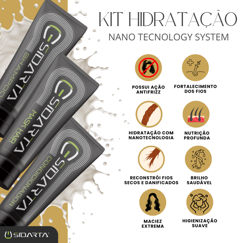 MINI KIT EXPERIÊNCIA SIDARTA COSMÉTICOS