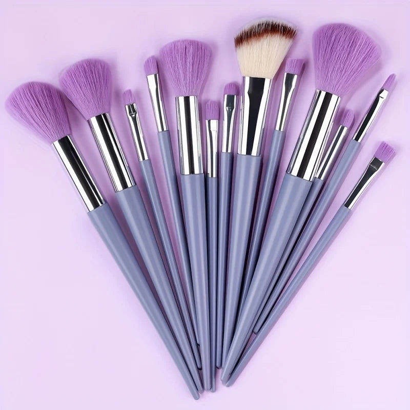 Makeup Brush Set 13Pcs Kit Cosmetic Foundation Eyeshadow Brushes Professional Powder Concealers Blush Beauty Tool makeup sponge