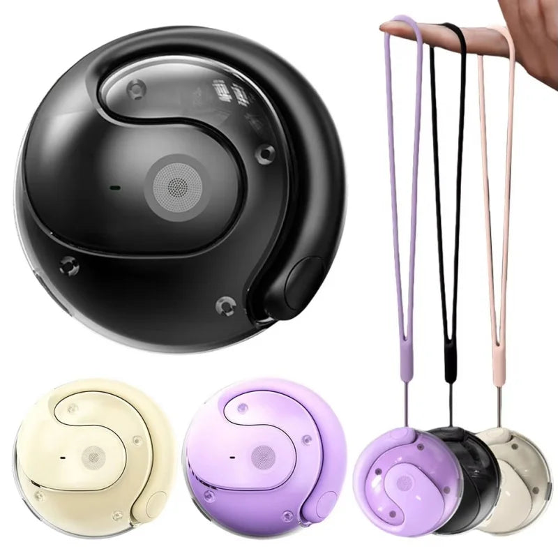 Fones de ouvido Bluetooth 5.4 Gancho de orelha TWS Dispositivo de tradução sem fio Tradutor de voz Fones de ouvido HIFI Som Fone de ouvido Smart HD Chamada