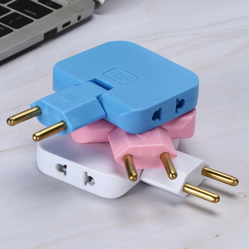 Wireless Socket Mini Slim Adapter Sockets, 180 Degrees Rotatable, EU Plug Converter, Multi-Plug, USA Extension, 3 In 1