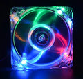 SZYTF  8025 GDT Green Red Bule Four color LED PC Computer Case Brushless Cooling Fan 80mm 8080x25mm 8025S DC 12V 4Pin Cooler