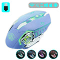 Mouse para jogos 2.4G Bluetooth sem fio recarregável mouse para laptop RGB retroiluminação e-sports mouse mecânico para computador PC Gamer