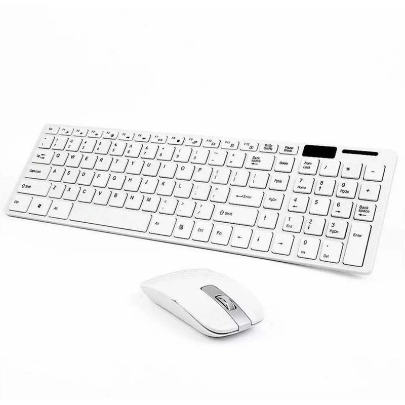 Kit Teclado E Mouse Sem Fio Wireless 2.4ghz 3200dpi Óptico