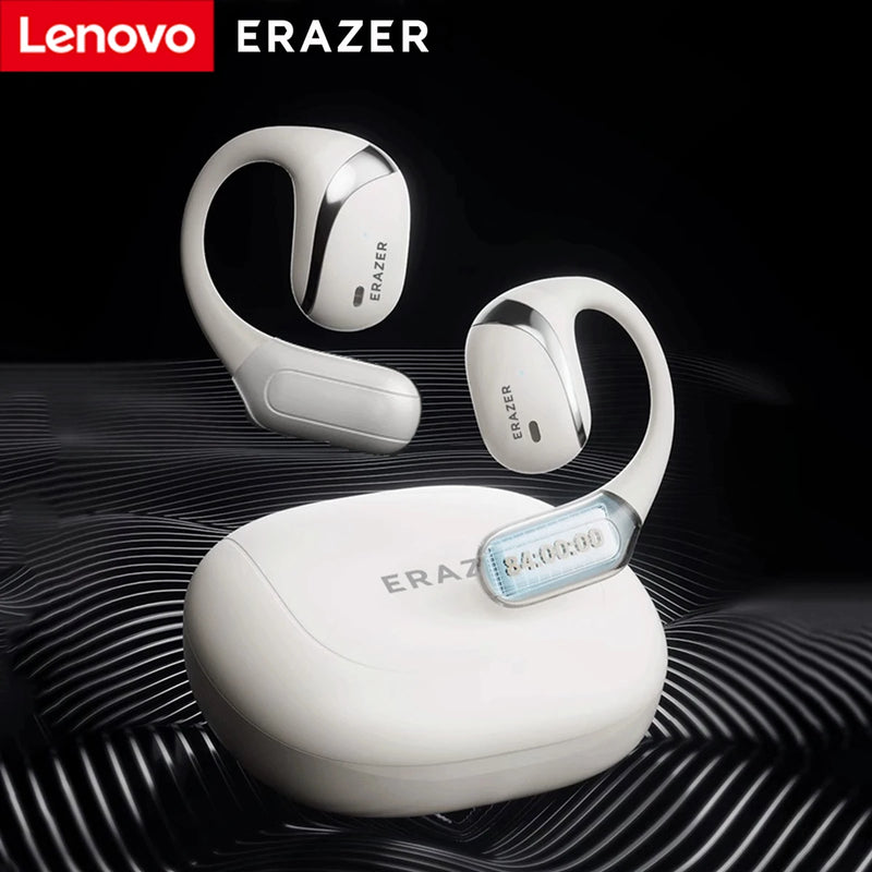 [Powerful Sound] Lenovo ERAZER X9 Wireless Headphones OWS Sports Open Bluetooth Earphones with Mic Noise Reduction Waterproof