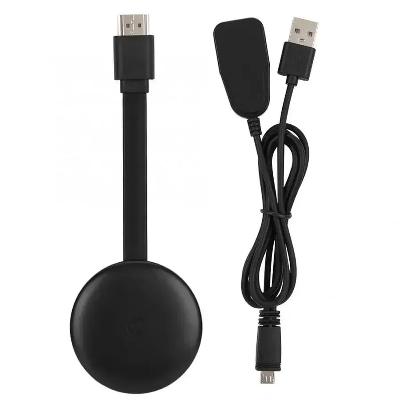 Dongle de exibição sem fio WiFi 5G/2.4G, espelhamento de tela 1080P HD TV G12 TV Stick para Chromecast 4K HD HDMI compatível com reprodutor de mídia