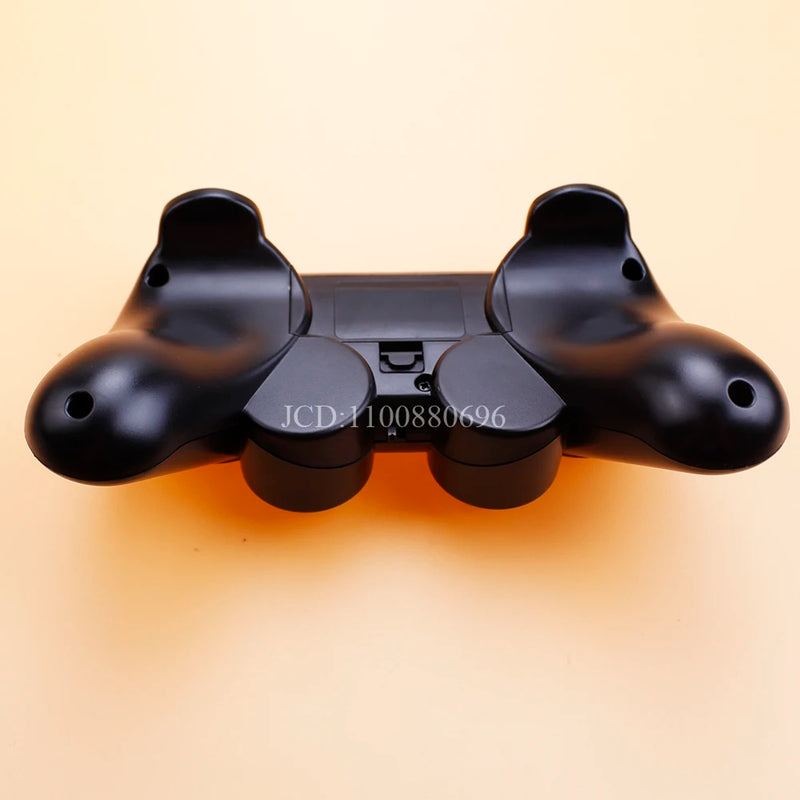 1 Peça 2.4g Controlador de jogo sem fio para ps2 dupla vibração à prova de choque cor transparente controle de jogo bluetooth