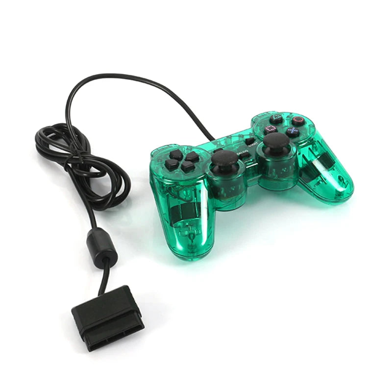 1 PC Mais novo gamepad de conexão com fio para controlador ps2 para ps2/psx joystick para psone joypad controlador com fio