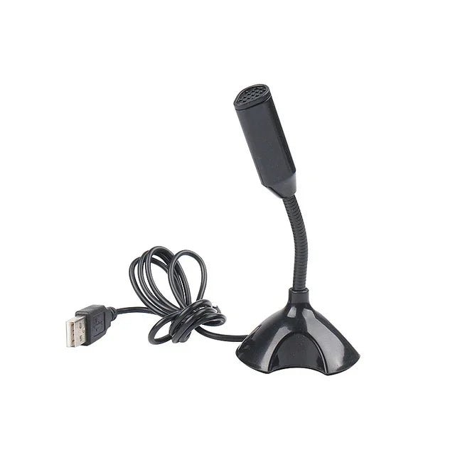 VIKEFON USB Microphone For Laptop And Computer Adjustable Studio Singing Gaming Streaming Mikrofon Stand Mic With Holder Desktop