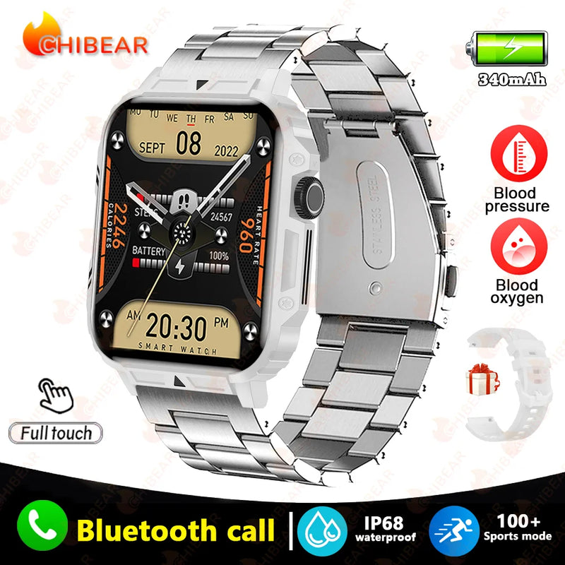 New Smartwatch 1.95 Inch Screen Health Monitoring Watches IP68 Waterproof Sport Fitness Smart Watch For Men Women Reloj Hombre