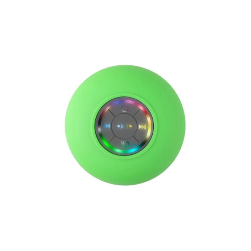 Mini alto-falante Bluetooth à prova d'água para banheiro, áudio sem fio, alto-falantes de chuveiro, luz RGB para telefone, barra de som, alto-falante de carro sem as mãos