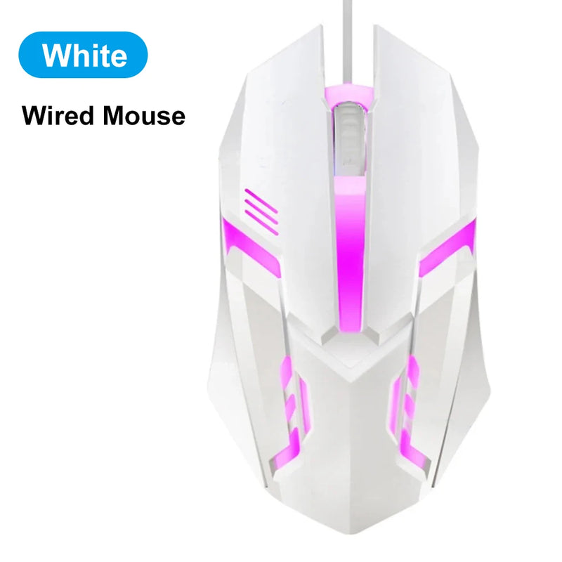 RGB Gaming Mouse Bluetooth Mouse 2.4G Wireless Mouse Ergonomic 1600DPI 6 Mute Buttons Mouse For MacBook Tablet Laptops Computer