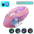 Mouse para jogos 2.4G Bluetooth sem fio recarregável mouse para laptop RGB retroiluminação e-sports mouse mecânico para computador PC Gamer