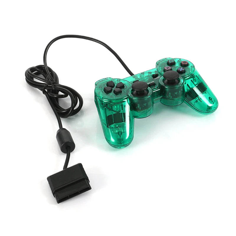 1 PC Mais novo gamepad de conexão com fio para controlador ps2 para ps2/psx joystick para psone joypad controlador com fio