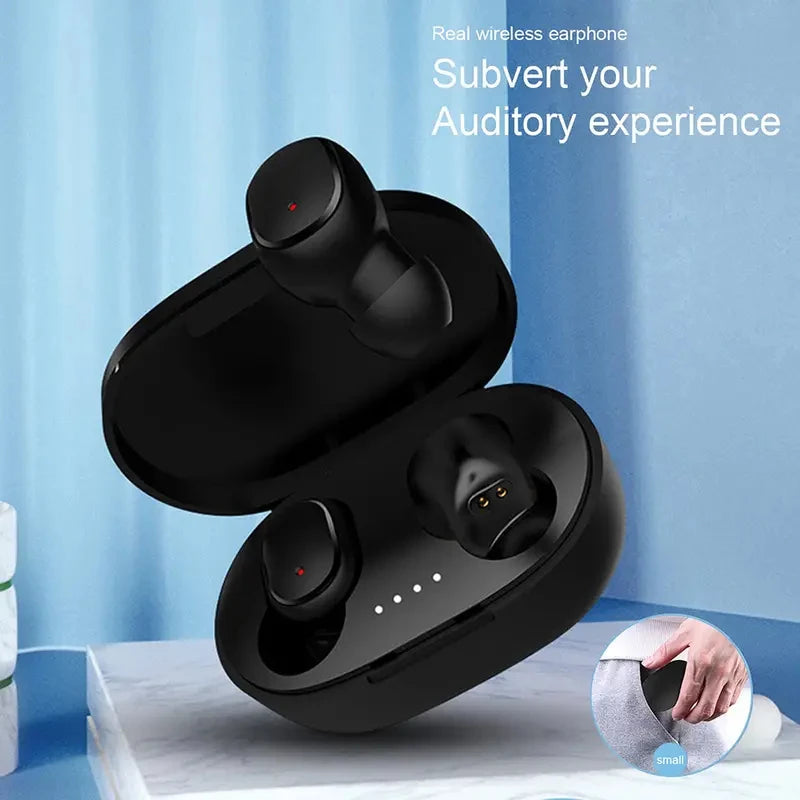 Original A6S TWS Headset Wireless Earphones Bluetooth Headphones Sport Stereo Fone Wireless Bluetooth Earbuds for Huawei iPhone