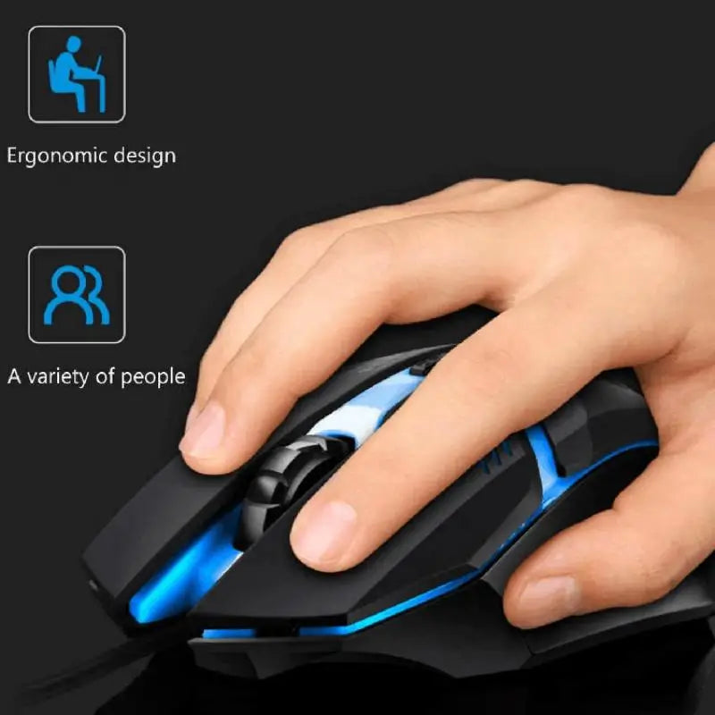 2023 Últimos fabricantes de mouse para jogos com design ergonômico de alta qualidade, computador desktop, laptop, mouse retroiluminado USB, venda imperdível