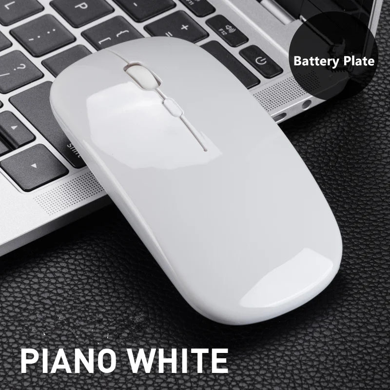 Ultra Thin USB 2.4Ghz Wireless Mouse Wireless Mouse 1600DPI 4 Buttons Cordless Mice for PC Desktop Laptop Windows Computer