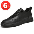 Sapatos casuais masculinos com elevador, sapatos com aumento de altura para homens, sapatos brancos com aumento de altura, sapatos pretos de 6 cm de altura, tênis com elevação