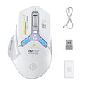 INPHIC IN9 Mouse sem fio Bluetooth para jogos, três modos, ergonômico, macro RGB, PUBG/LOL/CSGO, desktop, notebook, universal, 10000DPI