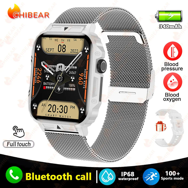 New Smartwatch 1.95 Inch Screen Health Monitoring Watches IP68 Waterproof Sport Fitness Smart Watch For Men Women Reloj Hombre