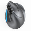 Lefon Bluetooth Vertical Mouse Sem Fio Ergonômico Mouse com Tela OLED RGB USB Óptico Recarregável Mouse para PC Laptop Jogos