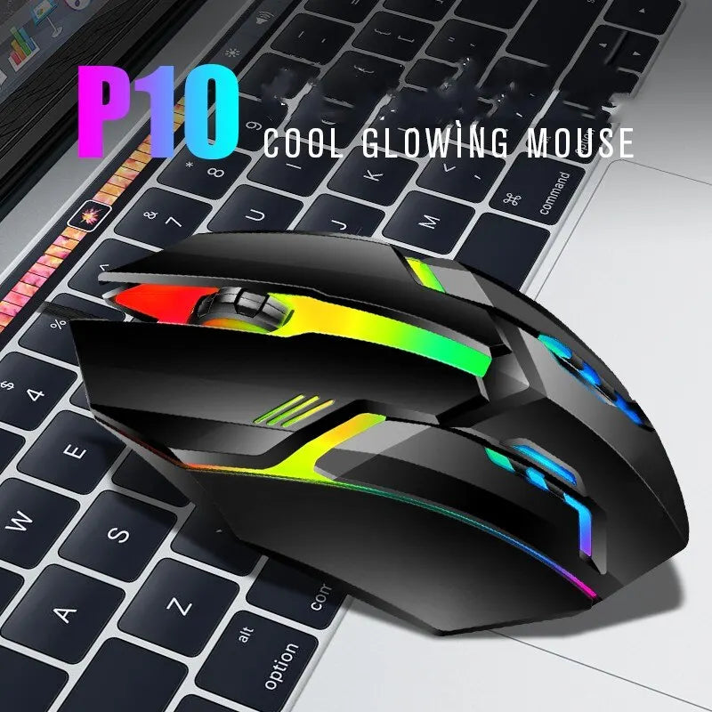 1 PC ITLY M01 Sports LED Mouse para jogos com fio USB retroiluminado luminoso para PC desktop, laptop, escritório, computador, mouse para jogos