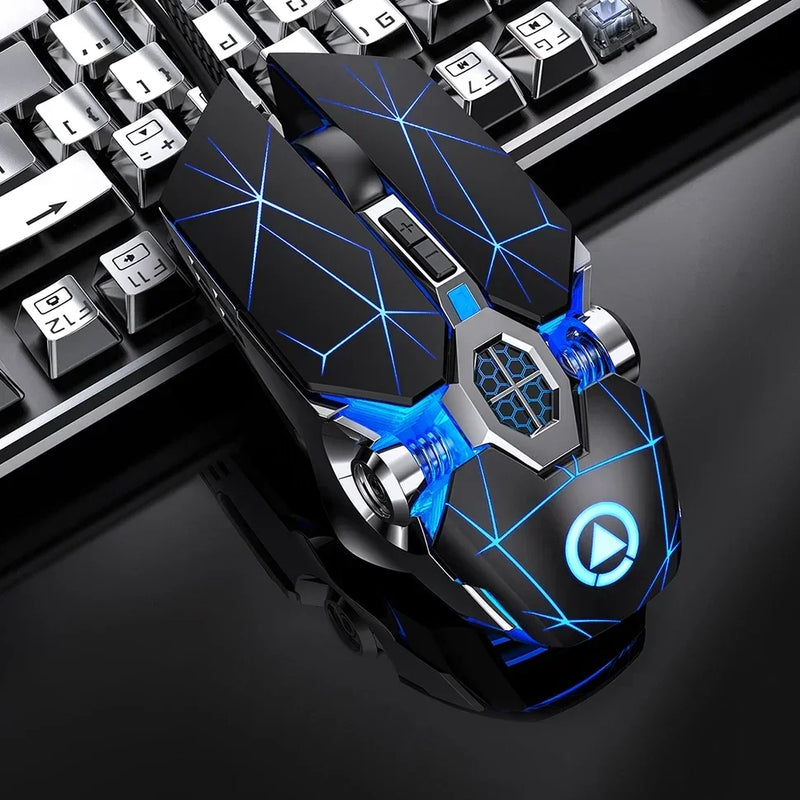 New Professional Gaming Mouse 3200dpi 7 Buttons Backlit Computer Mouse Support Macro Definition Mechanical Wired Silent Mouse